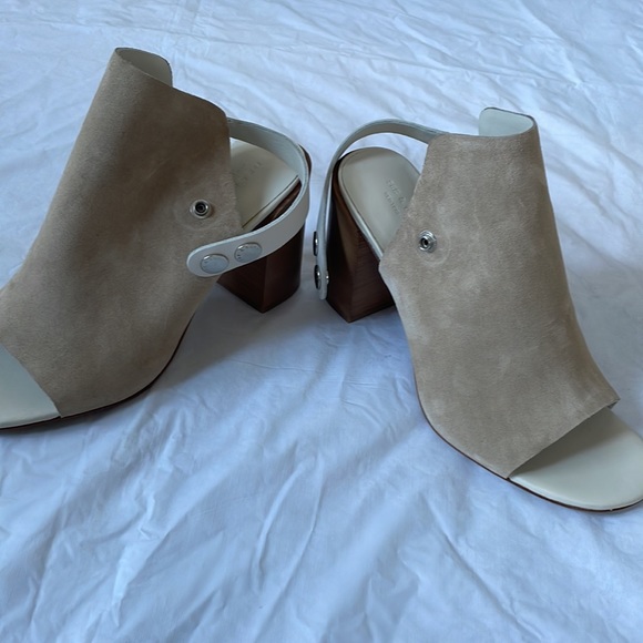 Rag&Bone LEIGH STUCCO SUEDE Heels Size-EU 40/USA 10 New in original box NWT - Picture 5 of 9